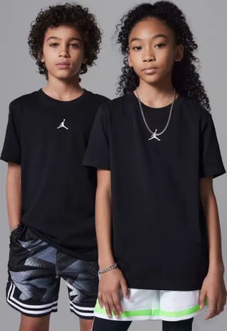 Футболка подростковая Nike JORDAN SPORT DRI-FIT CORE черная 95D618-023