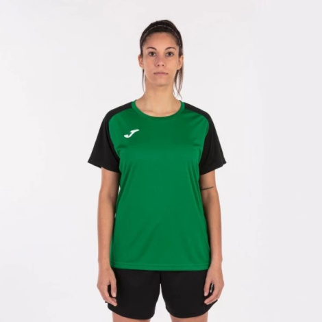 Футболка женская Joma ACADEMY IV  зелено-черная 901335.451