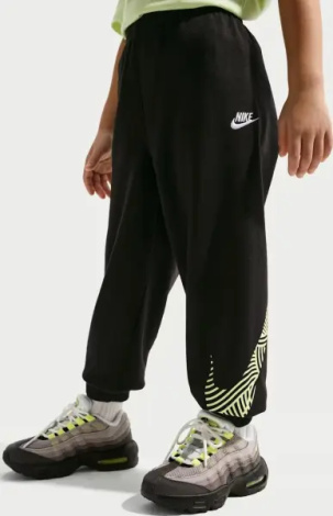 Спортивный костюм детский Nike SPORTSWEAR IN THE ZONE OVERSIZED FRENCH TERRY темно-зелено-черный 86N738-023