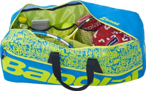 Сумка для тенниса Babolat DUFFLE M CLASSIC сине-лимонная 758001-325