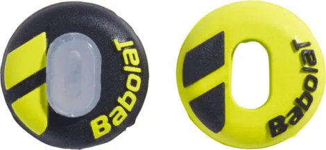 Віброгасники для ракеток Babolat CUSTOM DAMP X2 жовто-чорні (2 штуки) 700130-142