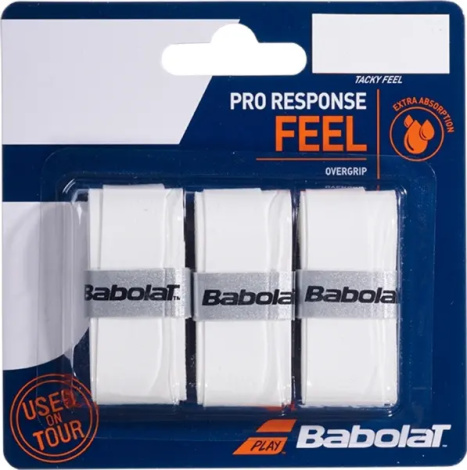 Обмотка для ракеток Babolat PRO RESPONSE X3 біла (3 штуки) 653048-101