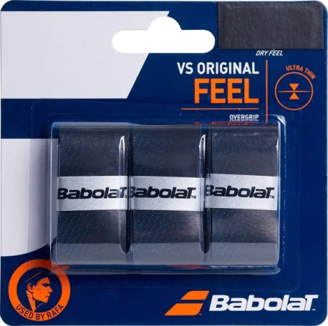 Обмотка для ракеток Babolat VS ORIGINAL X3 черно-синяя (3 штуки) 653040-146