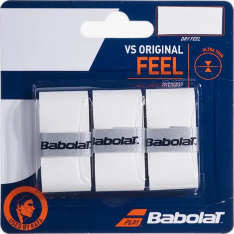 Обмотка для ракеток Babolat VS ORIGINAL X3 біла (3 штуки) 653040-101
