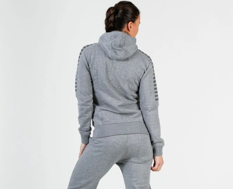 Толстовка женская Select Torino zip hoodie women серая 625210-006