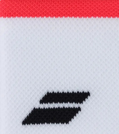 Напульсники Babolat LOGO WRISTBAND біло-червоно-чорні 5UB1261-1089