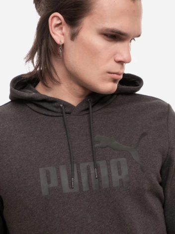 Худі Puma ESSENTIALS BIG LOGO HOODIE темно-сіре 58668807