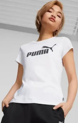 Футболка женская Puma STYLE ESSENTIALS белая 586295-02