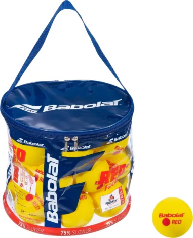 Набір м'ячів для тенісу дитячий Babolat RED FOAM жовто-червоний (24 штуки) 516004-113