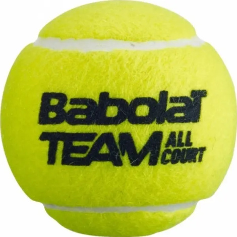 Набір м'ячів для тенісу Babolat TEAM ALL COURT жовтий (4 штуки) 502081-113y