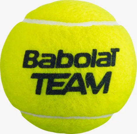 Набір м'ячів для тенісу Babolat TEAM METALL BOX жовтий (4 штуки) 502035-113