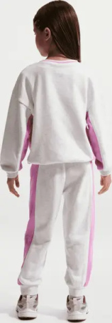 Спортивний костюм дитячий Nike FRENCH TERRY COLORBLOCKED світло-сіро-рожевий 36N697-X58