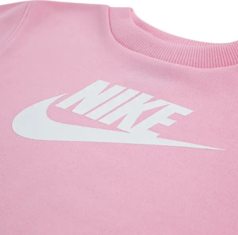 Свитшот детский Nike FRENCH TERRY CREW светло-розовый 36L597-A0W
