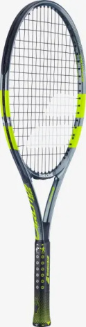 Ракетка для тенісу дитяча Babolat CARLITOS JR 25 CV темно-сіро-лаймова 140524-100