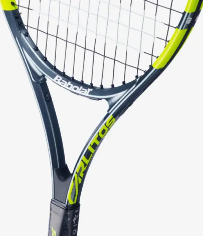 Ракетка для тенісу дитяча Babolat CARLITOS JR 25 CV темно-сіро-лаймова 140524-100