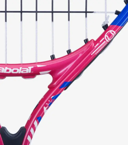 Ракетка для тенісу дитяча Babolat B FLY 19 рожево-синьо-біла 140484-100