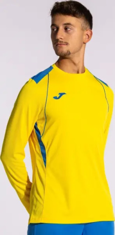 Футболка с длинным рукавом Joma CHAMPION VII сине-желтая 103204.907