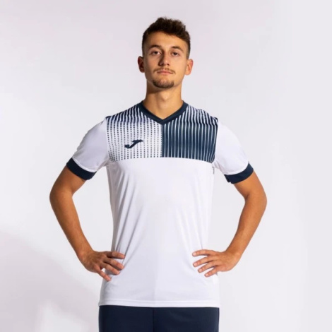 Футболка Joma ECO SUPERNOVA бело-темно-синяя 103128.203