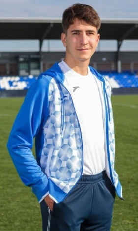 Олімпійка (мастерка) Joma SUPERNOVA III синьо-біла 102262.702