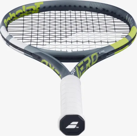 Ракетка для тенісу Babolat EVO AERO LITE GEN2 UNSTRUNG NC темно-сіро-лимонно-біла 101564-100