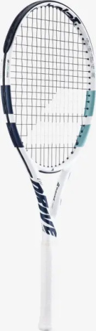 Ракетка для тенісу Babolat EVO DRIVE LITE GEN2 UNSTRUNG NC біло-темно-синьо-бірюзова 101548-100