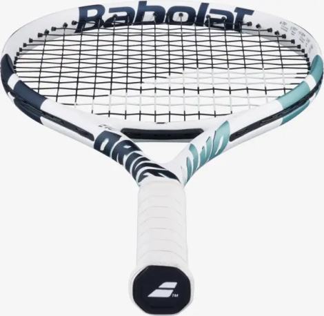 Ракетка для тенісу Babolat EVO DRIVE LITE GEN2 UNSTRUNG NC біло-темно-синьо-бірюзова 101548-100