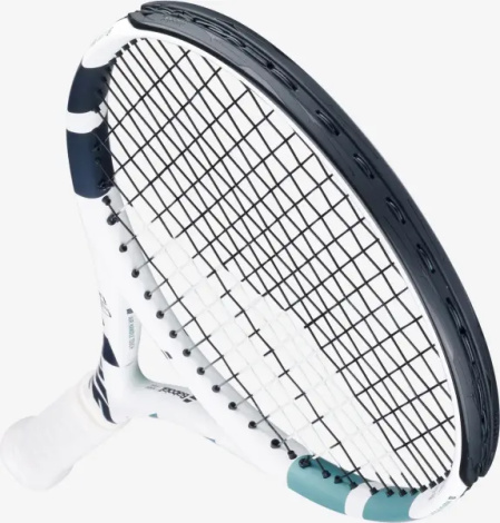 Ракетка для тенісу Babolat EVO DRIVE LITE GEN2 UNSTRUNG NC біло-темно-синьо-бірюзова 101548-100