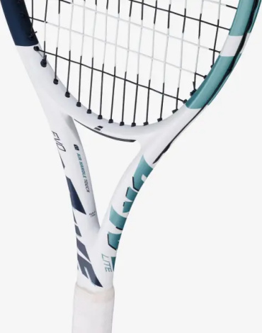 Ракетка для тенісу Babolat EVO DRIVE LITE GEN2 UNSTRUNG NC біло-темно-синьо-бірюзова 101548-100