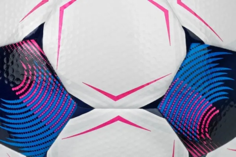 Футбольный мяч Select TEAM DB (FIFA BASIC) V26 бело-сине-розовый Размер 5 086559-006