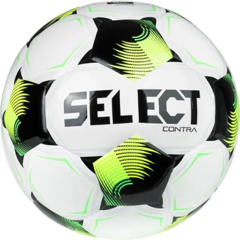 Футбольный мяч Select CONTRA DB (FIFA BASIC) V26 бело-черно-салатовый Размер 5 085417-013
