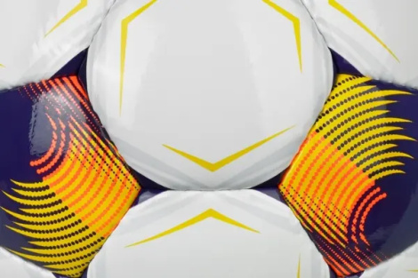 Футбольний м'яч Select DIAMOND (FIFA BASIC) V26 біло-фіолетово-помаранчевий Розмір 3 085337-010