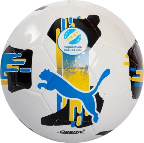 Футбольный мяч Puma ORBITA UPL (MS) бело-желто-синий Размер 5 084593-01