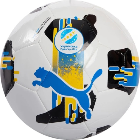Футбольный мяч Puma ORBITA UPL (MS) бело-желто-синий Размер 5 084593-01