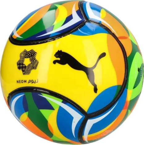 Мяч для пляжного футбола Puma BEACH FOOTBALL (FIFA PRO) желто-сине-зеленый Размер 5 084583-01