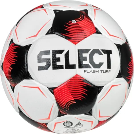 Футбольный мяч Select FLASH TURF (FIFA BASIC) V26 бело-красный Размер 5 057501-007