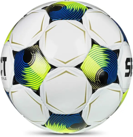Футбольный мяч Select ROYALE (FIFA BASIC) V26 бело-желто-синий Размер 4 022437-001