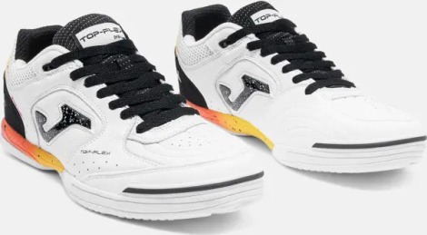 Футзалки (бампы) Joma TOP FLEX бело-черно-желто-оранжевые TOPS2632IN