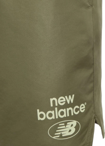 Шорти New Balance ESSENTIALS REIMAGINED WOVEN хакі MS31519CGN