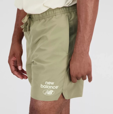 Шорти New Balance ESSENTIALS REIMAGINED WOVEN хакі MS31519CGN