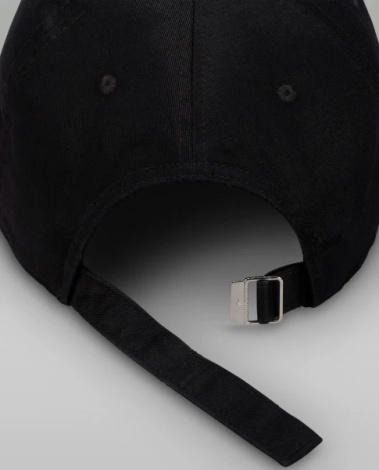 Кепка Nike JORDAN CLUB UNSTRUCTURED CURVED-BILL черная HQ1963-010