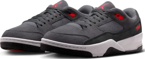 Кросівки Nike JORDAN FLIGHT COURT темно-сіро-червоні HF3255-003