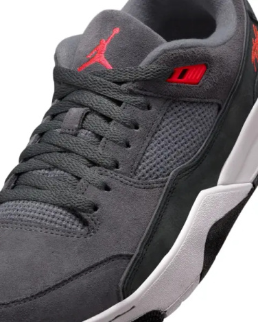 Кросівки Nike JORDAN FLIGHT COURT темно-сіро-червоні HF3255-003