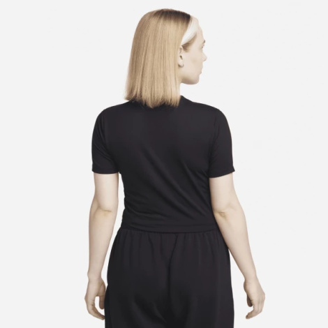 Футболка жіноча Nike W NSW TEE ESSNTL SLIM CRP LBR чорна FB2873-010