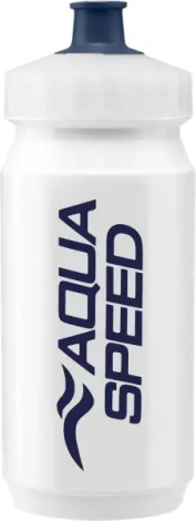 Пляшка для води Aqua Speed BIDON 550 мл біло-темно-синя 883-05