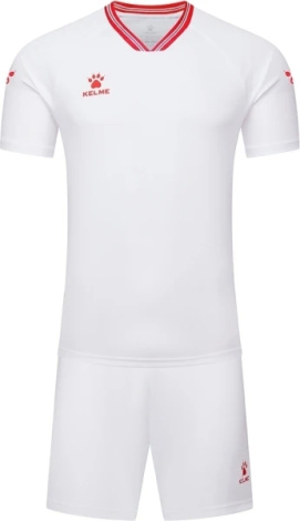 Комплект футбольной формы Kelme FARO бело-красный 8451ZB1246.9107