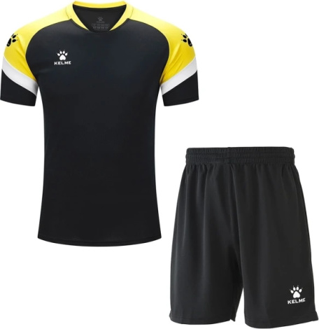 Комплект футбольной формы Kelme BRAVO черно-желтый 7351TX1092.9005_8351ZB1143.9000