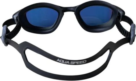 Очки для плавания Aqua Speed RAVEN MIRROR черные 713-07