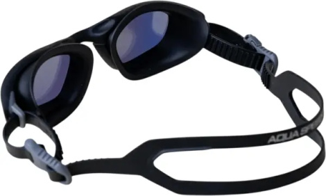 Очки для плавания Aqua Speed RAVEN MIRROR черные 713-07