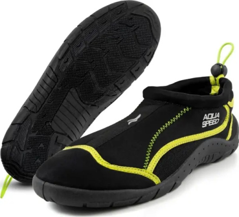 Аквашузы Aqua Speed AQUA SHOE 28 черно-желтые 704-78