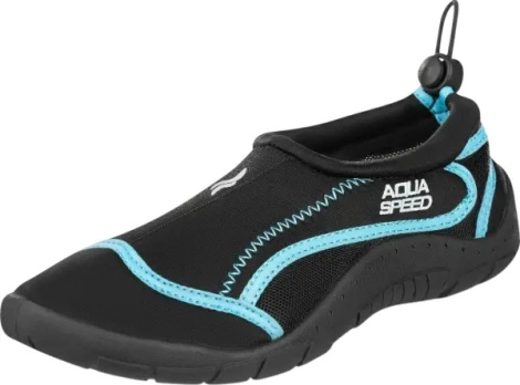 Аквашузы Aqua Speed AQUA SHOE 28 черно-голубые 704-28C